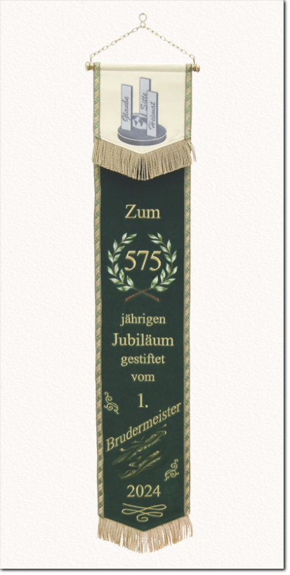 Fahnenschleife Willich Zum 575 jährigen Jubilaeum gestiftet vom 1. Brudermeister... 2024
