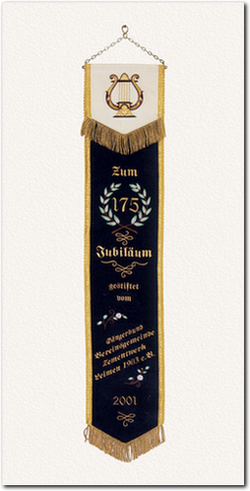 Fahnenschleife zum 175. Jubiläum