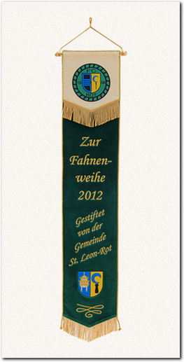 Fahnenschleife Fahnenweihe