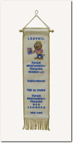 Fahnenschleife/ Ehrenband zum 50. Jubiläum